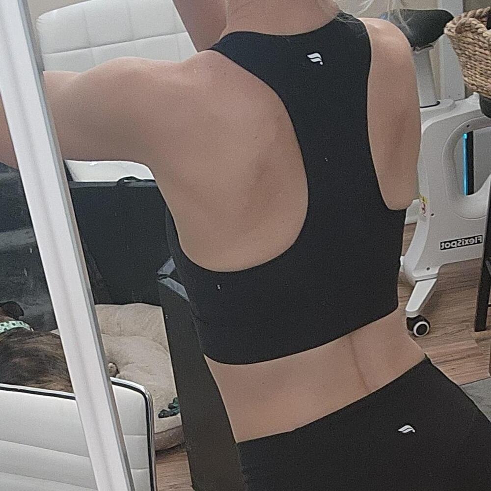 Black Fabletics Sports Bra
